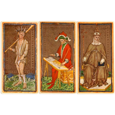 Карты Таро Висконти-Сфорца - Visconti Sforza Tarocchi Deck (Pierpont Morgan). U.S. Games Systems