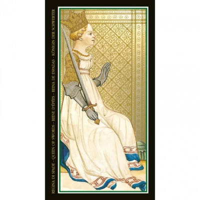 Карти Таро Вісконті із золотим тисненням - Visconti Tarot. Lo Scarabeo
