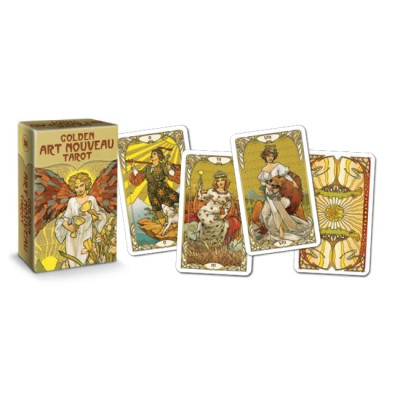 Карти Таро Золоте Таро Ар Нуво (міні) - Golden Art Nouveau Tarot (mini)