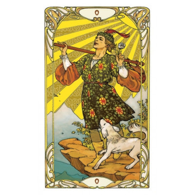 Карти Таро Золоте Таро Ар Нуво (міні) - Golden Art Nouveau Tarot (mini)