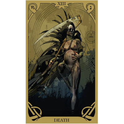 Карты Таро мини Ночного Солнца - Mini  Night Sun Tarot. Lo Scarabeo