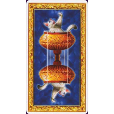 Карты Таро мини Белых кошек. ANKH