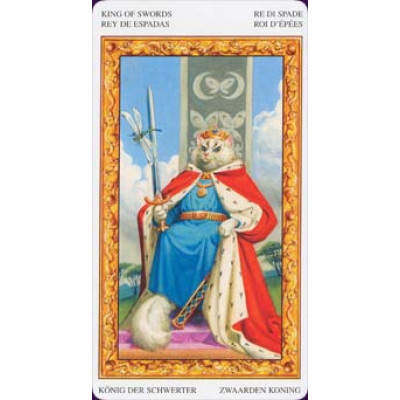 Карты Таро мини Белых кошек. ANKH