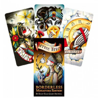 Карты Таро мини Безрамочное Восьми Монет - Eight Coins Tattoo Tarot Borderless Miniature Edition. U. S. Games Systems