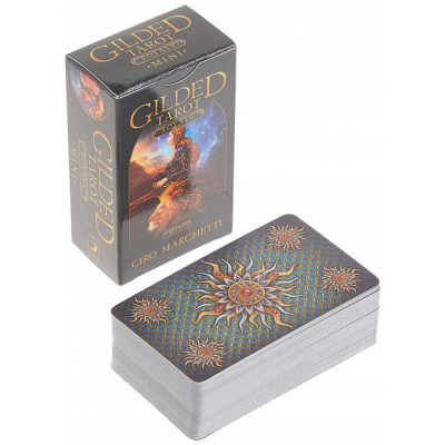 Карты Таро мини Королевское Позолоченное – Gilded Tarot mini Royale Deck. Llewellyn