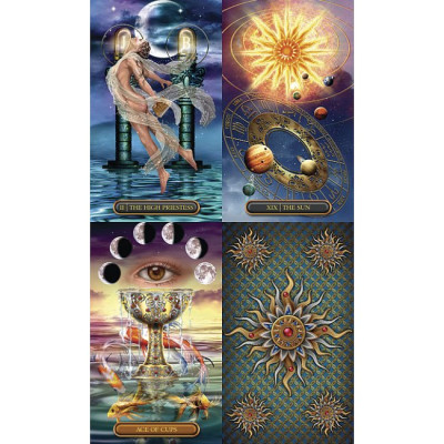 Карты Таро мини Королевское Позолоченное – Gilded Tarot mini Royale Deck. Llewellyn