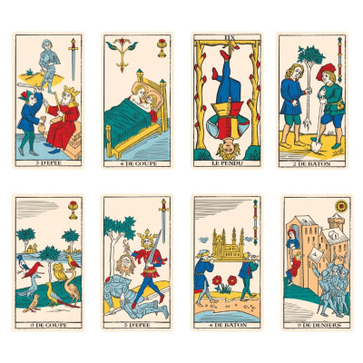 Карты Таро мини Марсельское - Tarot de Marseille. Tarotmania. Eugene Vinitski
