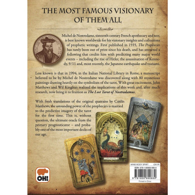 Карты Таро Потерянное Нострадамуса - The Lost Tarot of Nostradamus. Welbeck Publishing