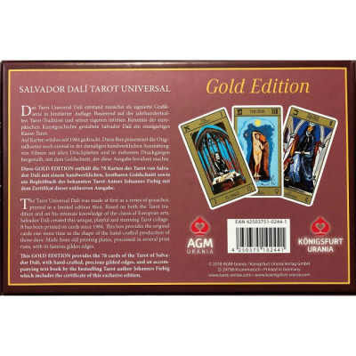 Карты Таро Сальвадора Дали Универсальное: Золотое издание - Salvador Dali Tarot Universal: Gold Edition. AGM