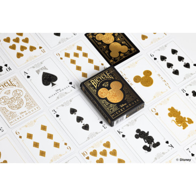 Карти гральні Bicycle Mickey Mouse Black and Gold