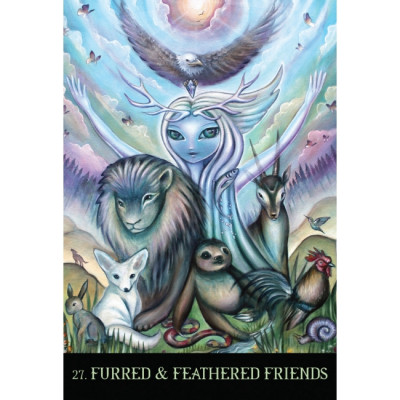 Карти Оракул за Межами Лемурії - Beyond Lemuria Oracle Cards. Blue Angel