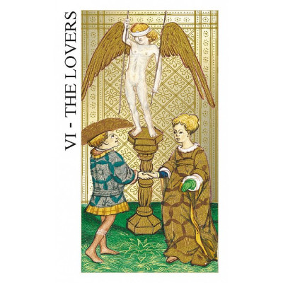 Карти Таро міні Вісконті - Mini Visconti Tarot. Lo Scarabeo