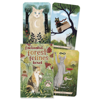 Карты Таро зачарованных лесных котов - Enchanted Forest Felines Tarot