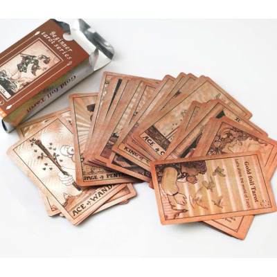 Карты Таро Уэйта Waite's Tarot Cards Gold (коричневый)