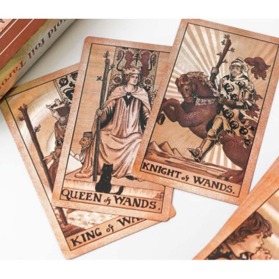 Карты Таро Уэйта Waite's Tarot Cards Gold (коричневый)