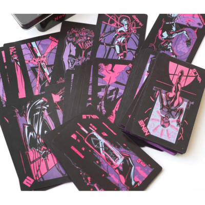 Карты Таро Неоновой Луны Neon Moon Tarot black