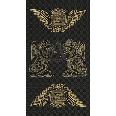 Карты Таро Марсельское в золотом и черном исполнении - Marseille Tarot Gold & Black edition. Lo Scarabeo