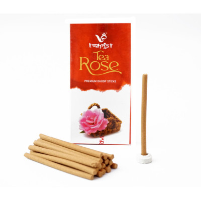 UNITED FRAGRANCE Tea Rose Dhoop 20 палочек Чайная роза UNITED FRAGRANCE Tea Rose Dhoop 20 палочек Чайная роза