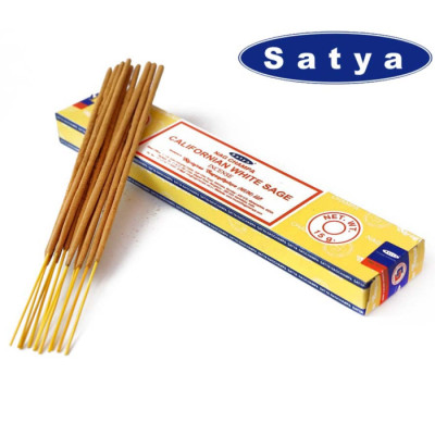 Ароматические палочки Белый шалфей Satya Californian White Sage