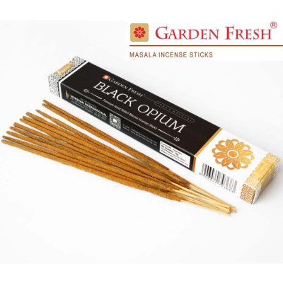 Ароматичні палички Чорний опіум Garden Fresh Black opium