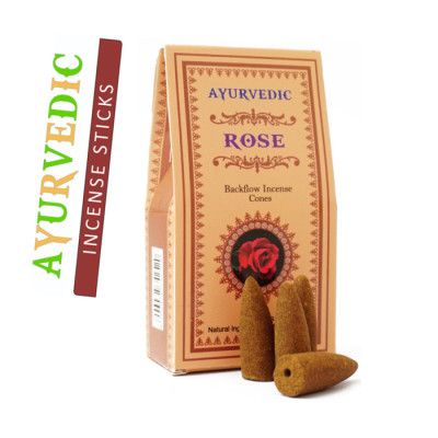 Аромаконусы Ayurvedic BACK FLOW Роза Аромаконусы Ayurvedic BACK FLOW Роза