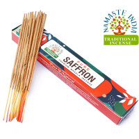 Аромапалочки NAMASTE INDIA Pure Saffron 15 грамм Шафран
