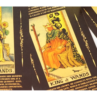 Карты Таро Уэйта Waite's Tarot Cards желтые Zen Garden od-30442