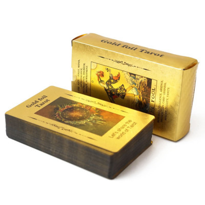 Карты Таро Уэйта Waite's Tarot Cards желтое золото Zen Garden od-30443
