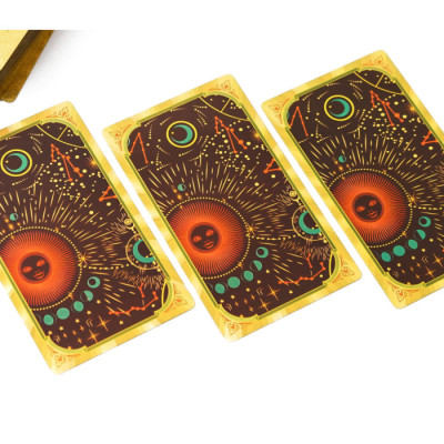 Карты Таро Уэйта Waite's Tarot Cards желтое золото Zen Garden od-30443