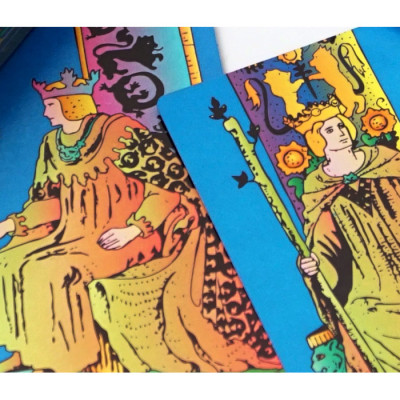 Карты Таро Уэйта Waite's Tarot Cards голубые ZEN GARDEN od-30445