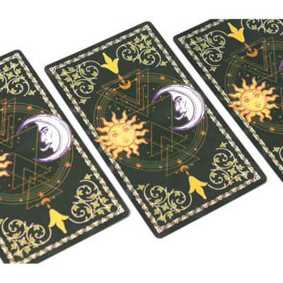 Карти Таро Уейта Waite's Tarot Cards Місяць Сонце на сорочці Zen Garden
