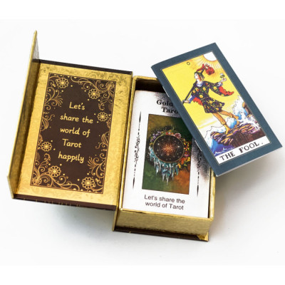 Карты Таро Уэйта Waite's Tarot Cards учебные пластик Zen Garden od-30461