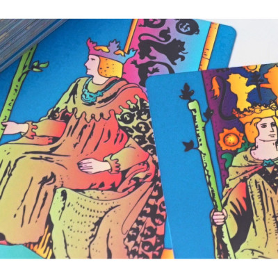 Карти Таро Уейта Waite's Tarot Cards Blue colour ZEN GARDEN
