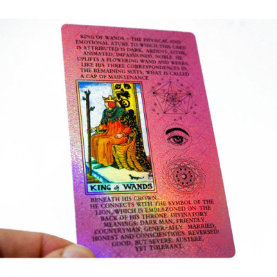 Набор с картами Таро Gold foil Tarot Violet