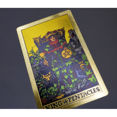 Карты Таро Уэйта Waite's Tarot Cards золотое тиснение Zen Garden od-30464