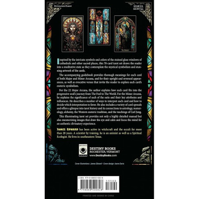 Карты Таро Витражей: Освещённое Путешествие Сквозь Карты - The Stained Glass Tarot: An Illuminated Journey through the Cards. Destiny Books