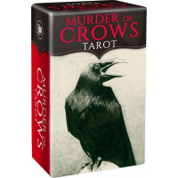 Карты Таро мини  Ворон Смерти мини версия - Murder of Crows Mini Tarot. Lo Scarabeo