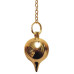 Маятник для біолокації металевий Крапля  Deluxe Golden Sphere Pendulum. Lo Scarabeo