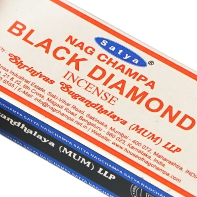 Ароматические палочки Черный бриллиант Satya Black Diamond