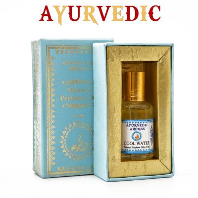 Парфумерна олія Освіжаюча вода Ayurvedic Cool water 10ml.