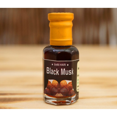 Парфумерна олія Чорний муск Вриндаван Black Musk Oil 10ml.