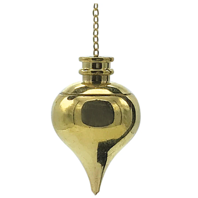 Маятник для биолокации металлический Classic Brass Chamber Lo Scarabeo