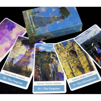 Карти Таро Клод Моне Мистецтво Імпресіонізму (Claude Monet impressionism art Tarot) od-30651