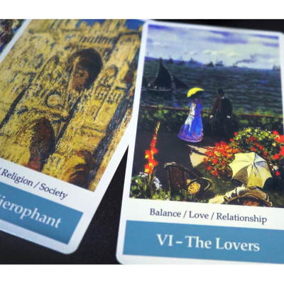 Карти Таро Клод Моне Мистецтво Імпресіонізму (Claude Monet impressionism art Tarot) od-30651