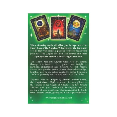 Карти Оракул Сигіли Ангельського Серця - Angel Heart Sigils Oracle. Findhorn Press