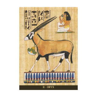 Карти Оракул Священних Тварин Єгипту - Egyptian Sacred Animals Oracle. Lo Scarabeo