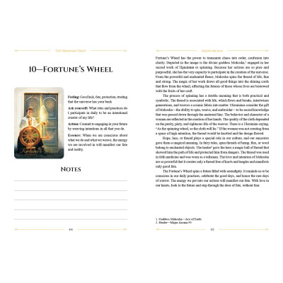 Карти Таро Українське: Квітка Чарівної Папороті - The Ukrainian Tarot: Flower of the Magic Fern. REDfeather
