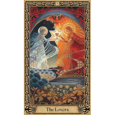 Карти Таро Містична психея - Mystic Psyche Tarot Rockpool Publishing Золотий зріз