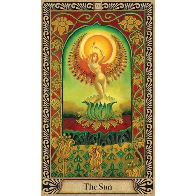 Карти Таро Містична психея - Mystic Psyche Tarot Rockpool Publishing Золотий зріз