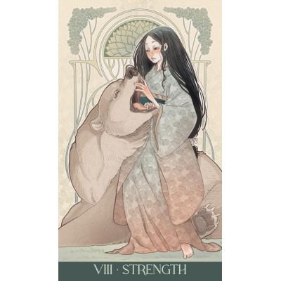 Карти таро Японське Арт нуво Преміум Lo Scarabeo - Japanese Art Nouveau Tarot Premium Lo Scarabeo
